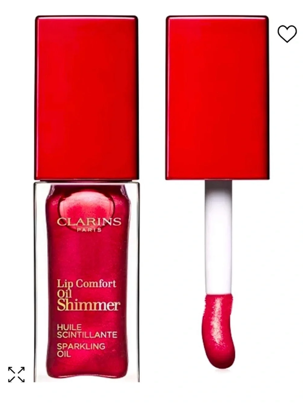 Clarins Lip Cimfort Oil Shimmer 08 Burgundy Wine
